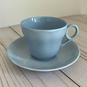 1950s Grindley Lupin Blue Petalware teacup and saucer
